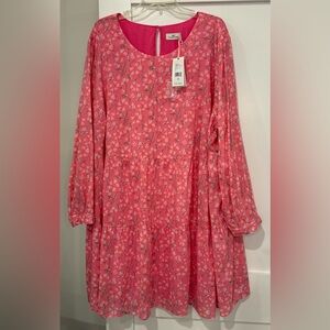 3X Vineyard Vines Oleander Floral Tiered Dress